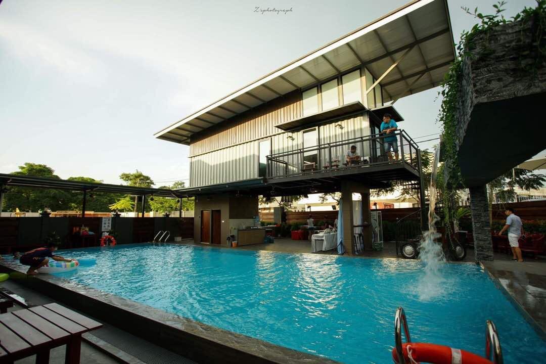 Kluang Container Swimming Pool Hotel Buitenkant foto