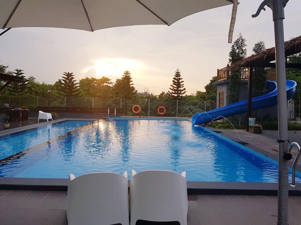 Kluang Container Swimming Pool Hotel Buitenkant foto